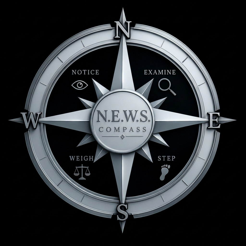 N.E.W.S. Compass logo